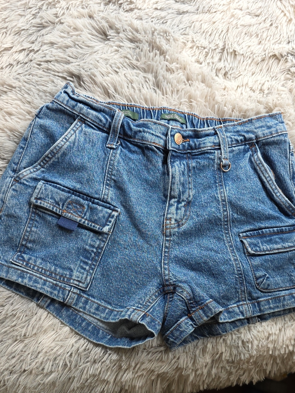 wild fable Blue Denim Cargo Shorts